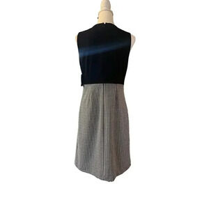 kasper sleeveless dress NWT black and houndstooth size 4